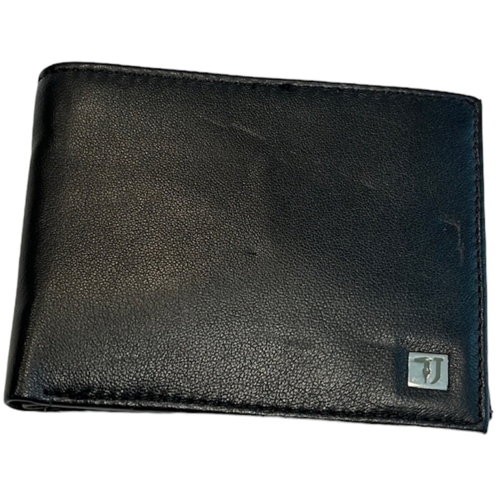 NEW Trussardi Lambskin Bifold Wallet